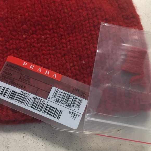 Prada Pom Pom Beanie - Picture 3 of 5